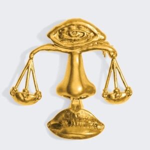 🌹Schiaparelli  Libra Brooch